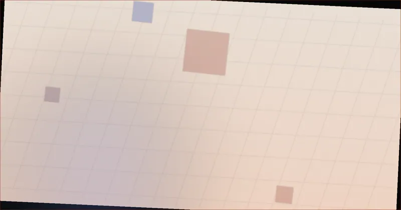 Warm orange grid pattern suggesting the ruled lines of a journal page